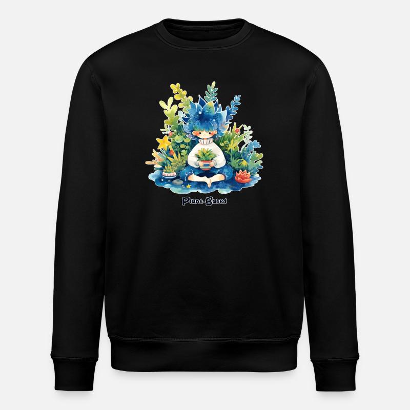 À base de plantes - Sweat bio ROLLER Stanley/Stella Unisexe - noir