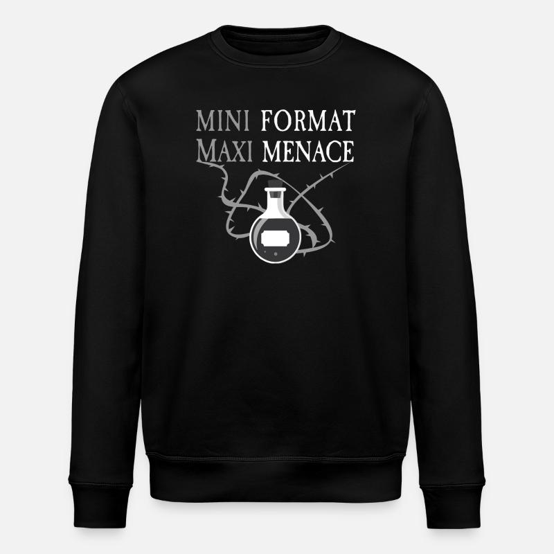 Petit Format, Grande Menace - Sweat bio ROLLER Stanley/Stella Unisexe - noir