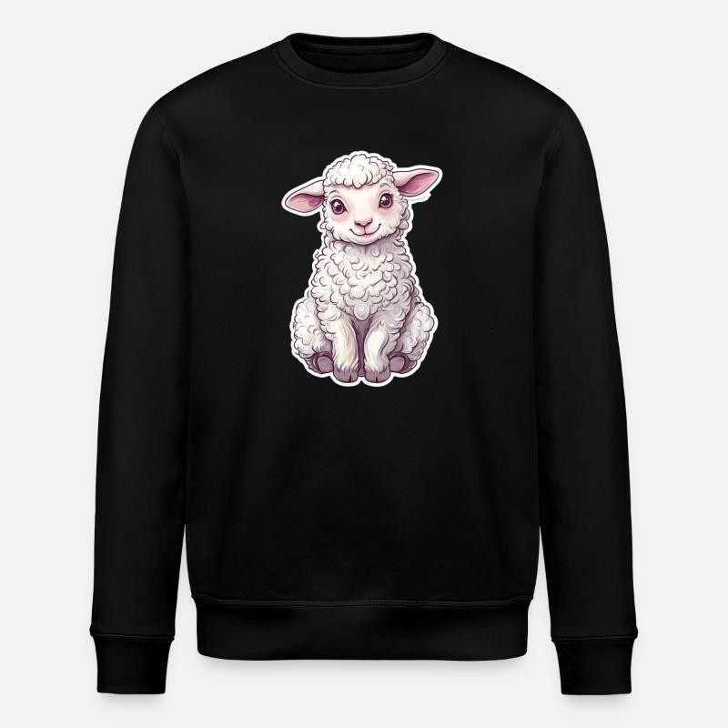 Schaf - Stanley/Stella Unisex Bio-Sweatshirt ROLLER - Schwarz