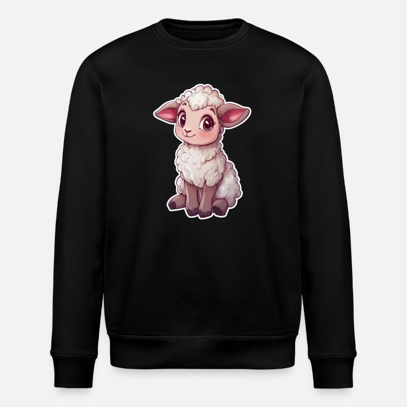 Schaf - Stanley/Stella Unisex Bio-Sweatshirt ROLLER - Schwarz