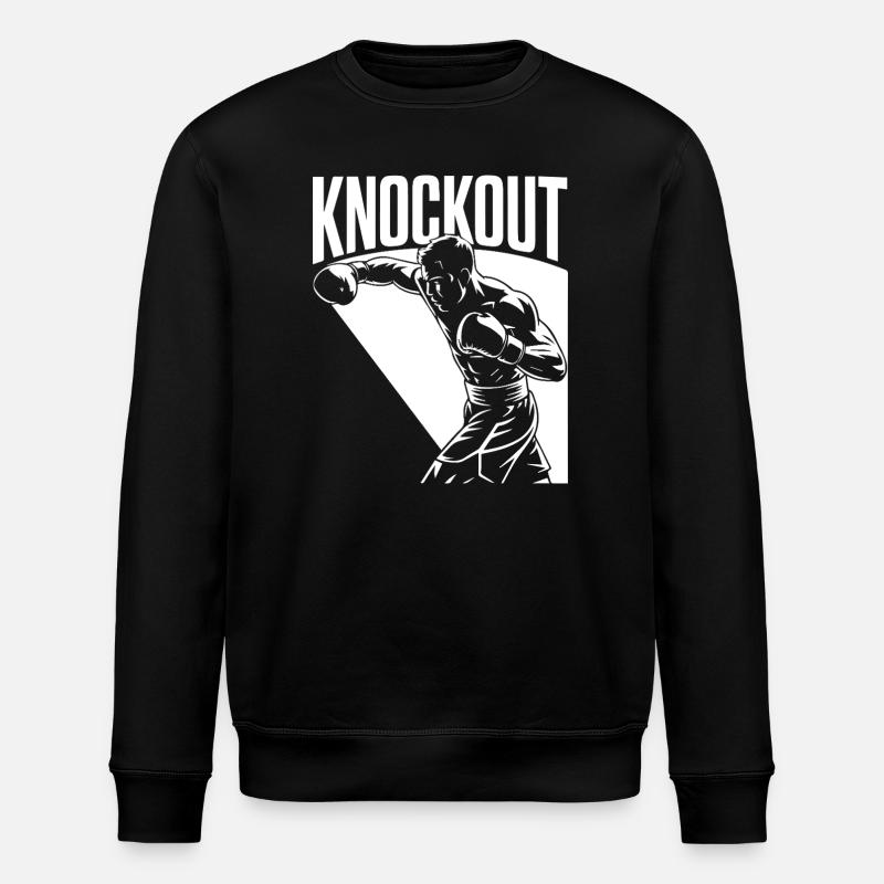 Knockout - Stanley/Stella ROLLER Unisex Organic Sweatshirt - black
