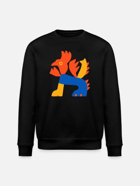 Dragon du Fils - Sweat bio ROLLER Stanley/Stella Unisexe - noir