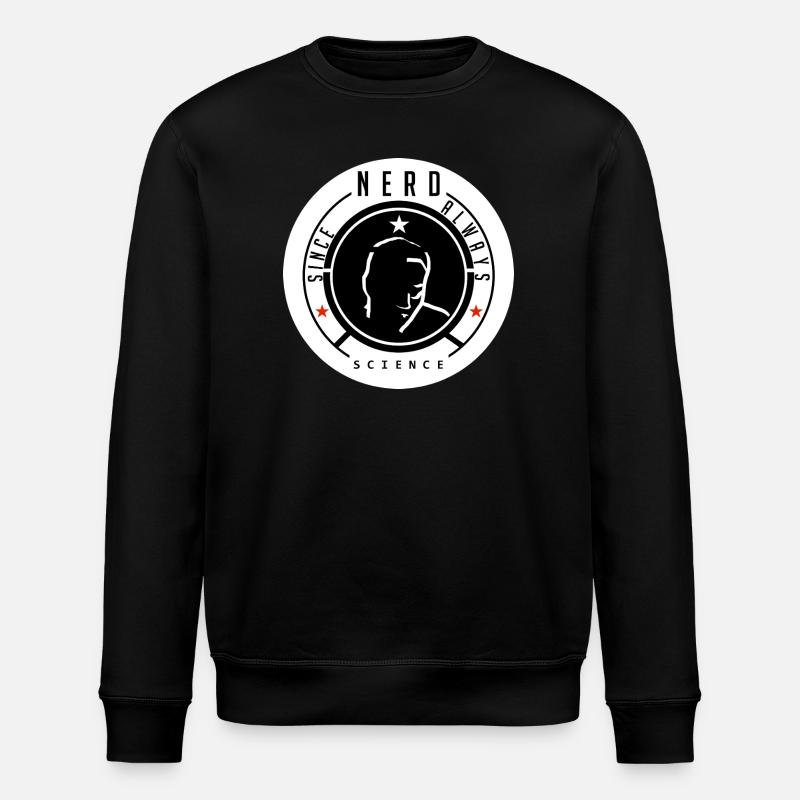 Nerd Science Logo T-Shirt - Sweat bio ROLLER Stanley/Stella Unisexe - noir