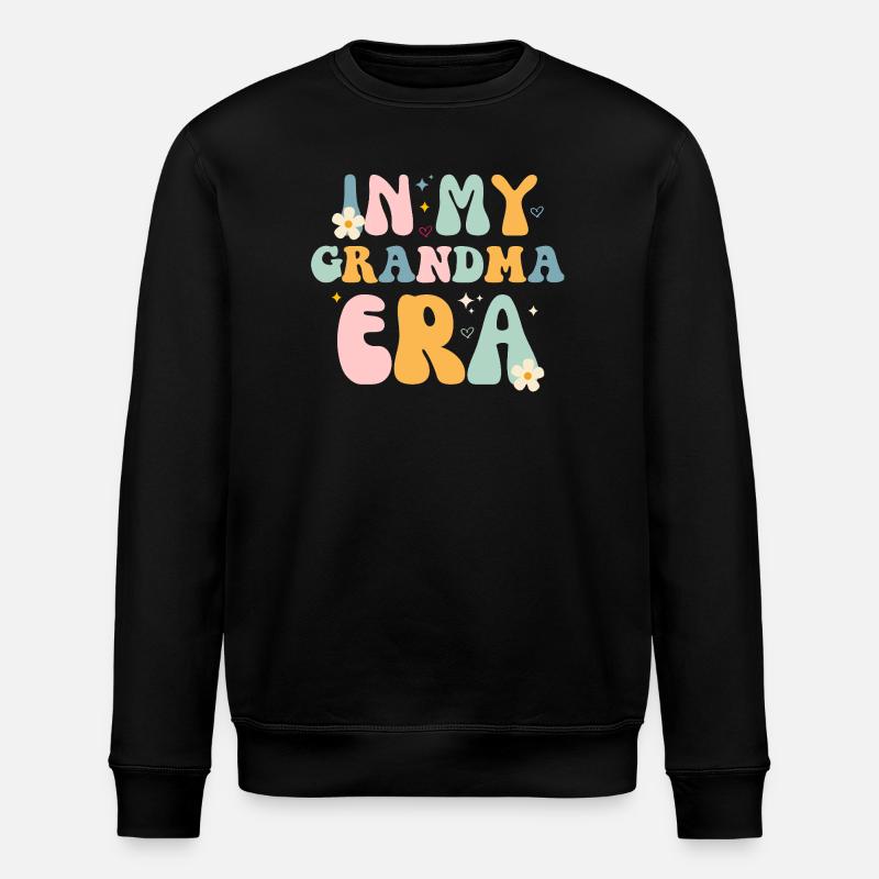 Design Tendresse Grandma - Sweat bio ROLLER Stanley/Stella Unisexe - noir