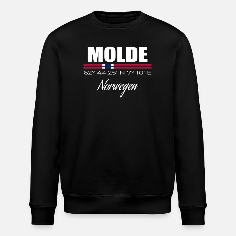 Molde - Stanley/Stella Unisex Bio-Sweatshirt ROLLER - Schwarz