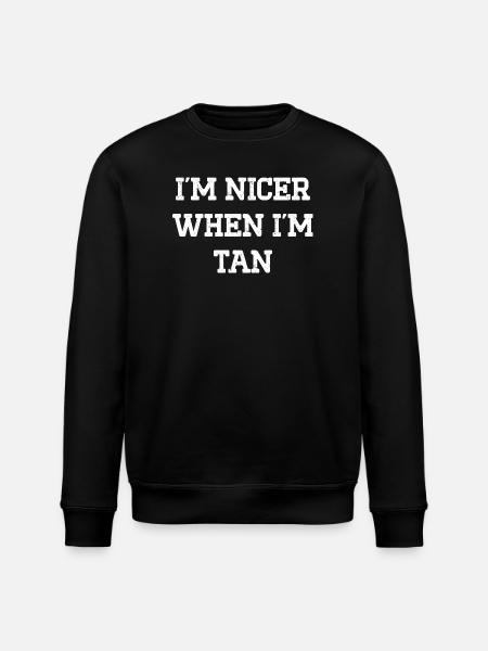 Nineroid Funny Humor T-Shirt - Stanley/Stella ROLLER Unisex Organic Sweatshirt - black