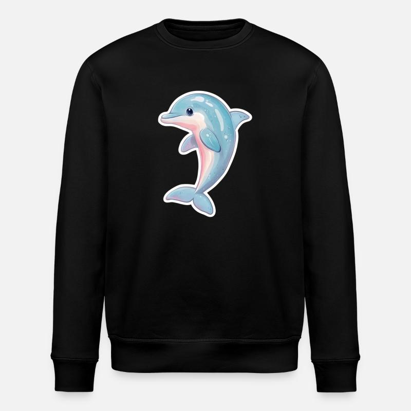 Delfin - Stanley/Stella Unisex Bio-Sweatshirt ROLLER - Schwarz