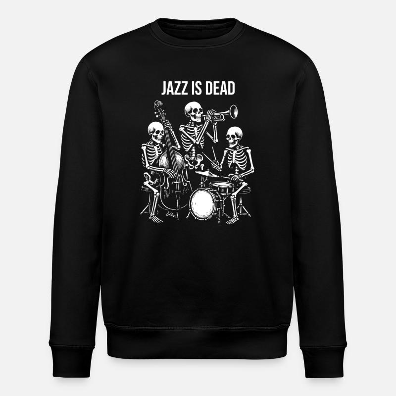 Conception du groupe squelette Dead Jazz - Sweat bio ROLLER Stanley/Stella Unisexe - noir