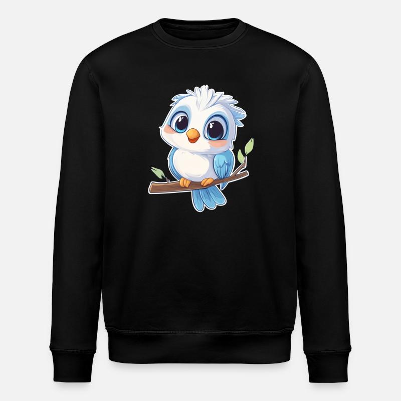 Cacatoès - Sweat bio ROLLER Stanley/Stella Unisexe - noir