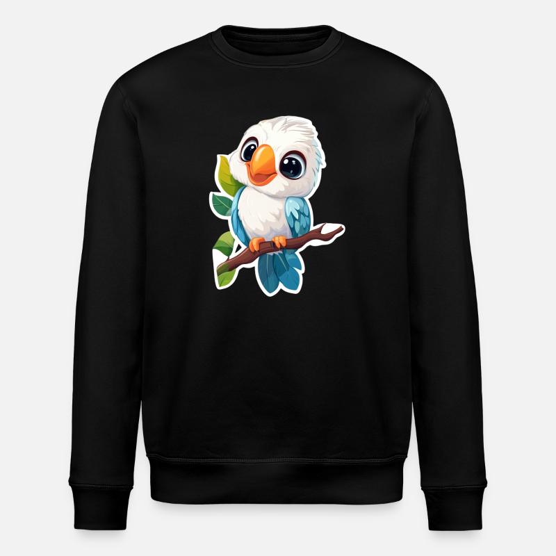 Kakadu - Stanley/Stella Unisex Bio-Sweatshirt ROLLER - Schwarz