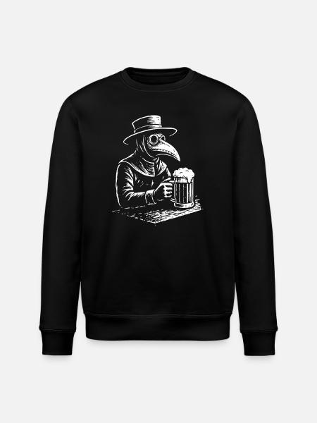Pestdoktor Cheers Design - Stanley/Stella Unisex Bio-Sweatshirt ROLLER - Schwarz