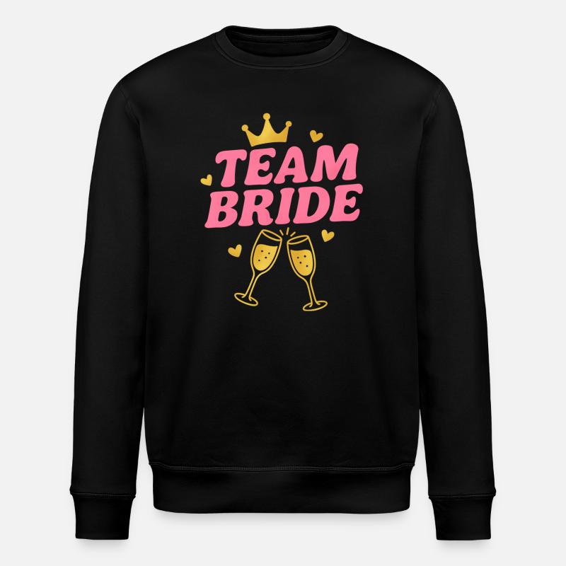 team bride - Stanley/Stella Unisex Bio-Sweatshirt ROLLER - Schwarz