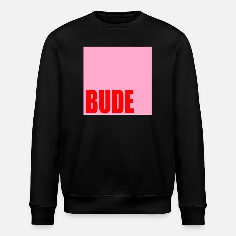ZUHAUSE WOHNUNG BUDE - Stanley/Stella Unisex Bio-Sweatshirt ROLLER - Schwarz