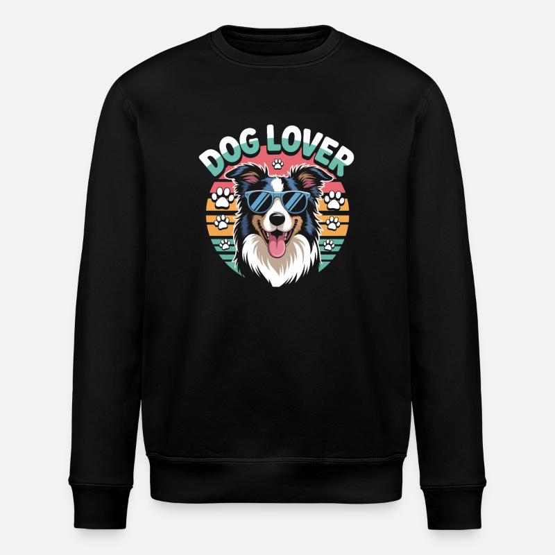 Amoureux des chiens - Sweat bio ROLLER Stanley/Stella Unisexe - noir