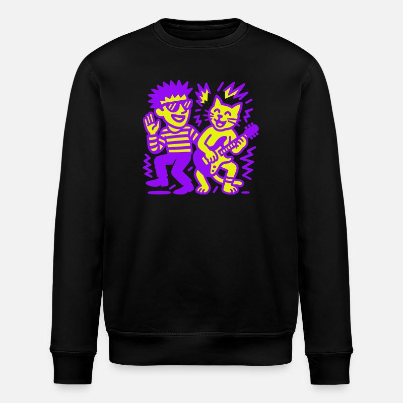 Cacophony - Stanley/Stella ROLLER Unisex Organic Sweatshirt - black