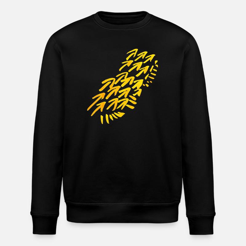 Pfeile Muster Ornament - Stanley/Stella Unisex Bio-Sweatshirt ROLLER - Schwarz