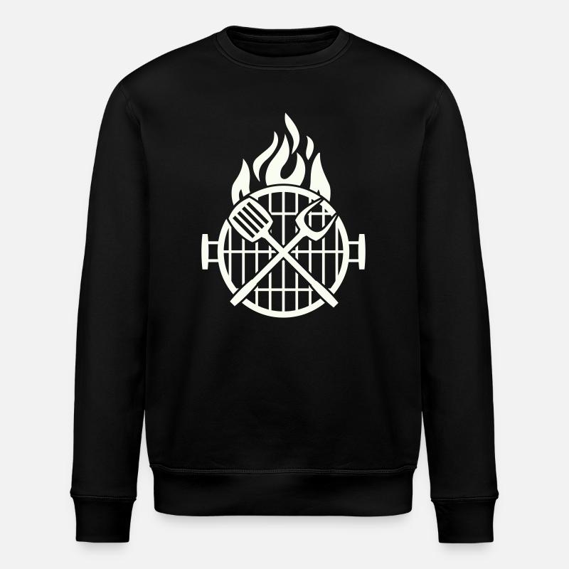 grill_grillzange- - Sweat bio ROLLER Stanley/Stella Unisexe - noir