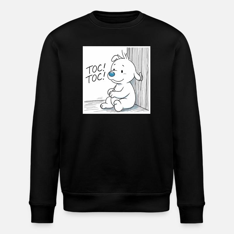 Idéfix Frappe Toc Toc Toc - Sweat bio ROLLER Stanley/Stella Unisexe - noir