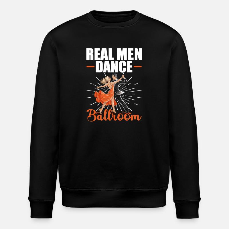 Echte Männer Tanzen Gesellschaftstanz Ballroom - Stanley/Stella Unisex Bio-Sweatshirt ROLLER - Schwarz