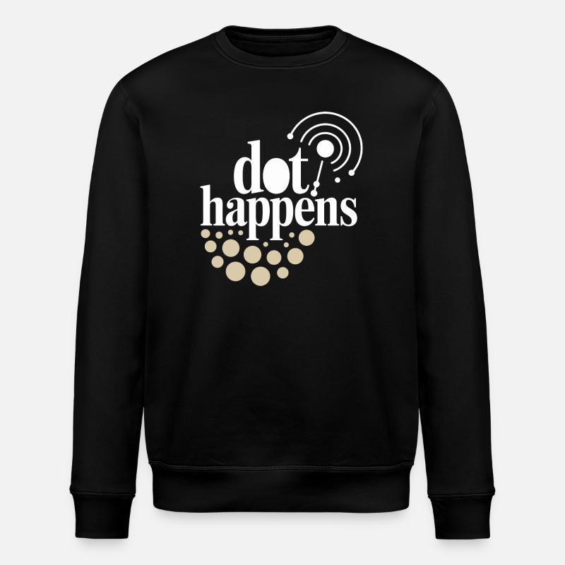 Dot Happens Morse Code Fun - Sweat bio ROLLER Stanley/Stella Unisexe - noir