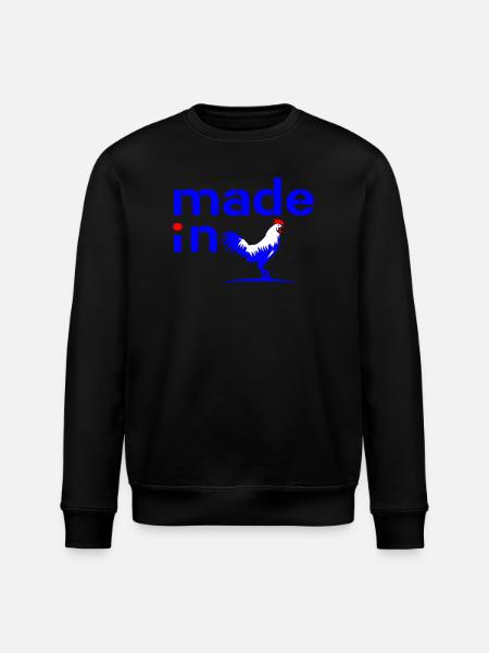 Made in France - Sweat bio ROLLER Stanley/Stella Unisexe - noir