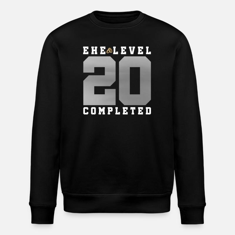 20e anniversaire de mariage - Sweat bio ROLLER Stanley/Stella Unisexe - noir