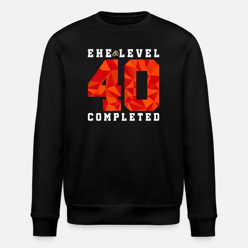 40e anniversaire de mariage - Sweat bio ROLLER Stanley/Stella Unisexe - noir