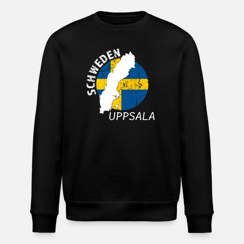 Uppsala - Stanley/Stella ROLLER Unisex Organic Sweatshirt - black