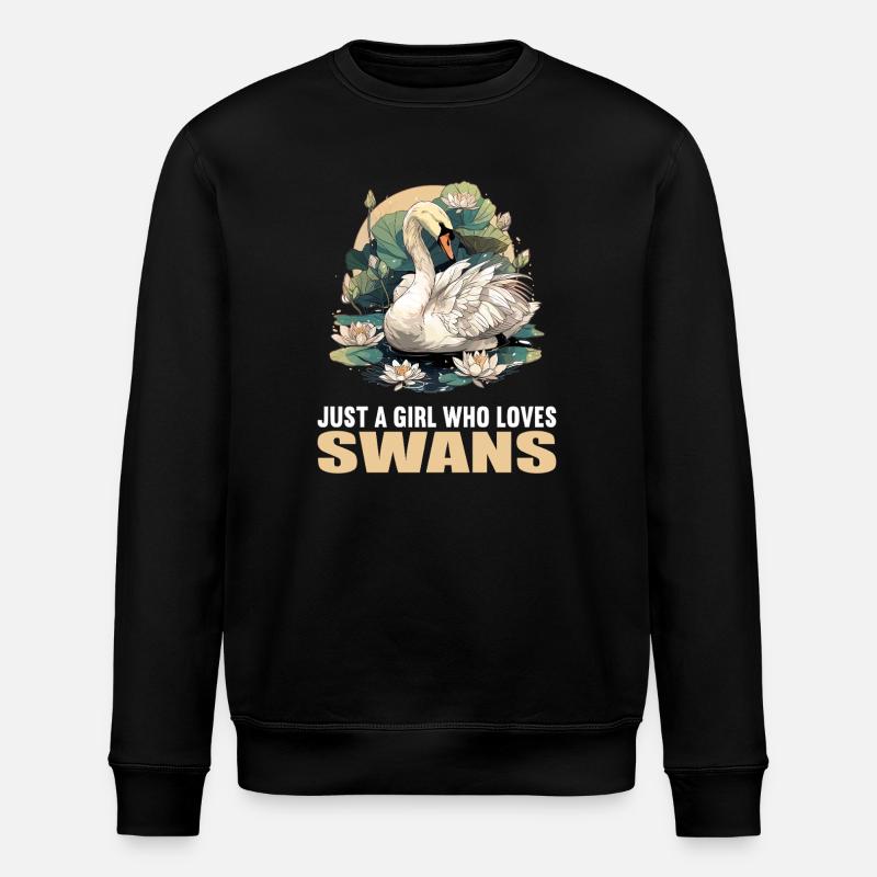 Cygnes Cygne - Sweat bio ROLLER Stanley/Stella Unisexe - noir