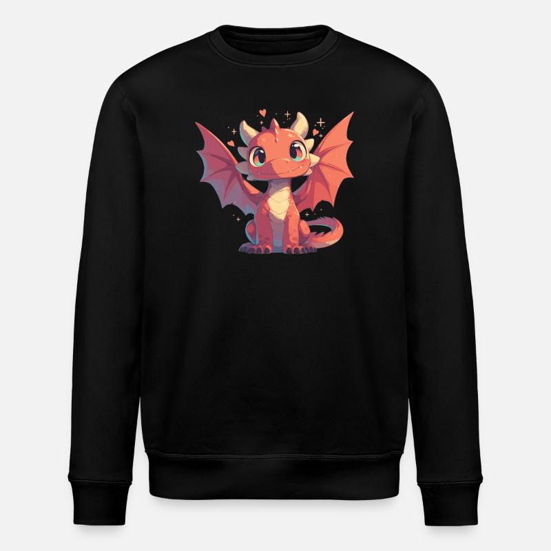 Dragon Dragon - Sweat bio ROLLER Stanley/Stella Unisexe - noir