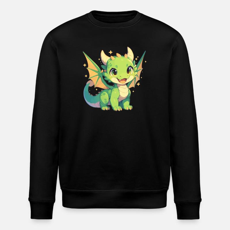 Dragon Dragon - Stanley/Stella ROLLER Unisex Organic Sweatshirt - black