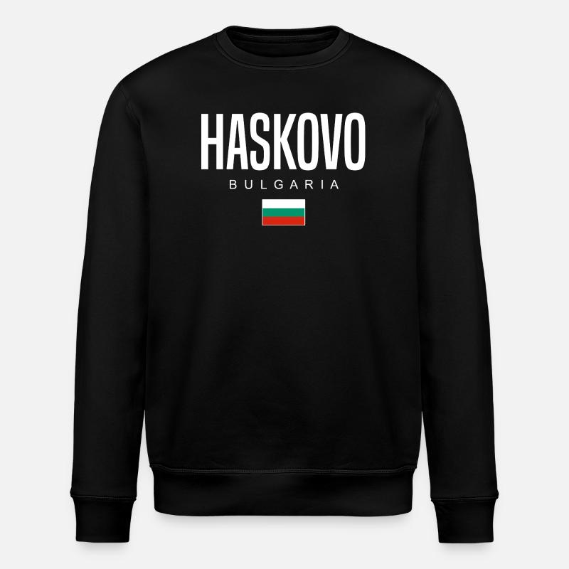 Haskovo Bulgaria - Stanley/Stella ROLLER Unisex Organic Sweatshirt - black
