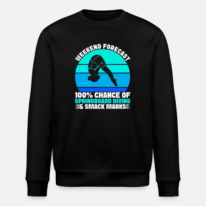 Plongeoir - Sweat bio ROLLER Stanley/Stella Unisexe - noir