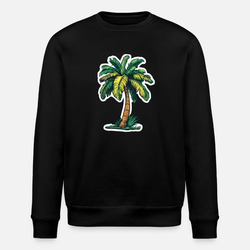 Palme - Stanley/Stella Unisex Bio-Sweatshirt ROLLER - Schwarz
