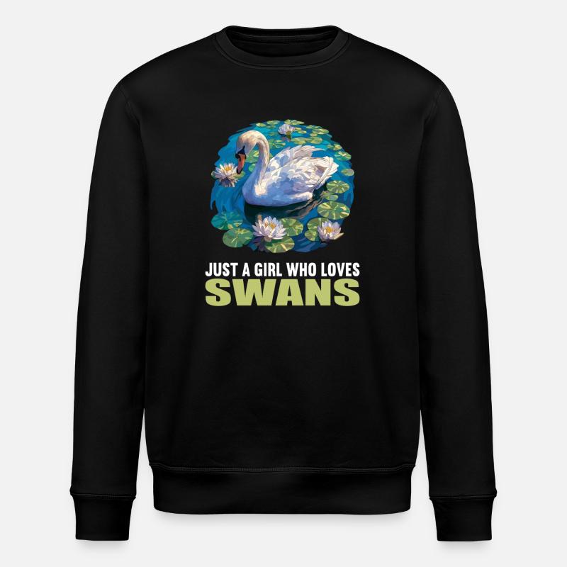 Cygnes Cygne - Sweat bio ROLLER Stanley/Stella Unisexe - noir