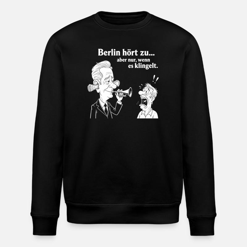 Berlin à l’écoute - Sweat bio ROLLER Stanley/Stella Unisexe - noir