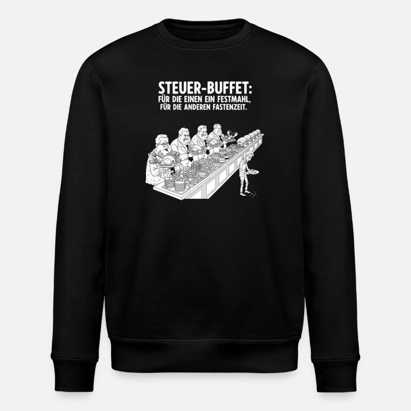 Steuer-Buffet - Stanley/Stella Unisex Bio-Sweatshirt ROLLER - Schwarz