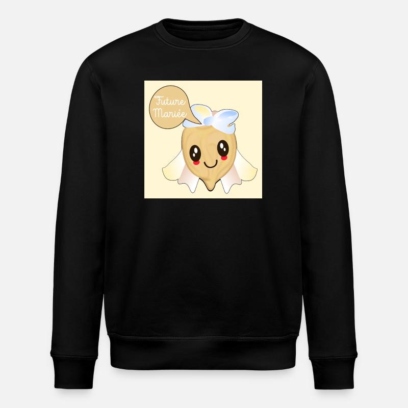 Chickpea Bride-to-Be - Stanley/Stella ROLLER Unisex Organic Sweatshirt - black