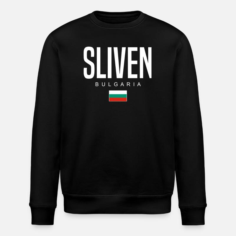 Sliven Bulgarien - Stanley/Stella Unisex Bio-Sweatshirt ROLLER - Schwarz