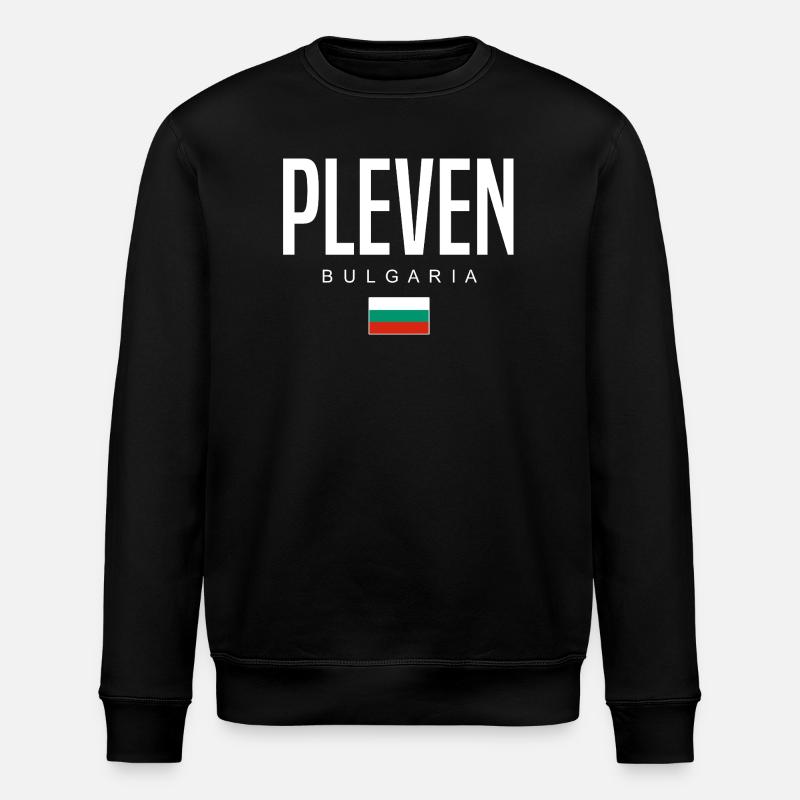 Pleven Bulgarien - Stanley/Stella Unisex Bio-Sweatshirt ROLLER - Schwarz