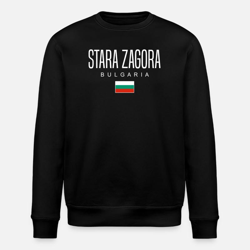 Stara Zagora Bulgaria - Stanley/Stella ROLLER Unisex Organic Sweatshirt - black