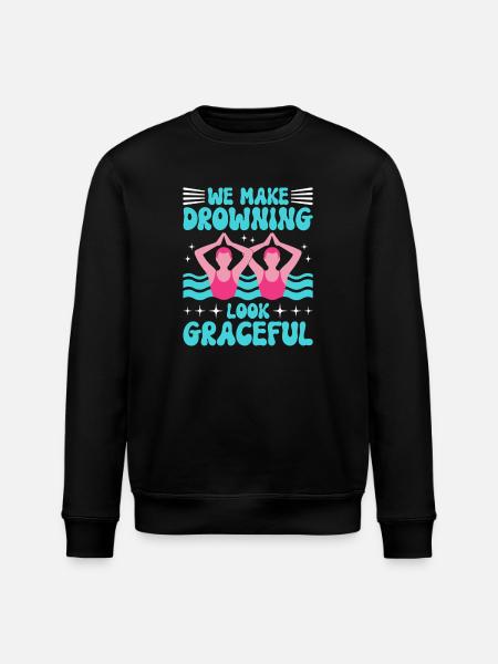 Synchronschwimmen Kunstschwimmen Wassersport - Stanley/Stella Unisex Bio-Sweatshirt ROLLER - Schwarz