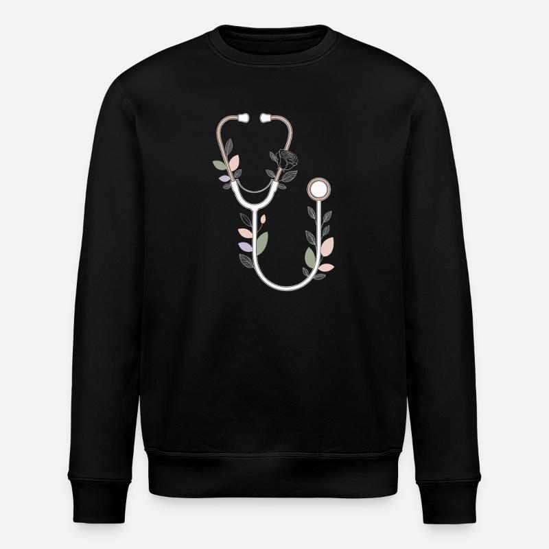 Conception de stéthoscope floral - Sweat bio ROLLER Stanley/Stella Unisexe - noir