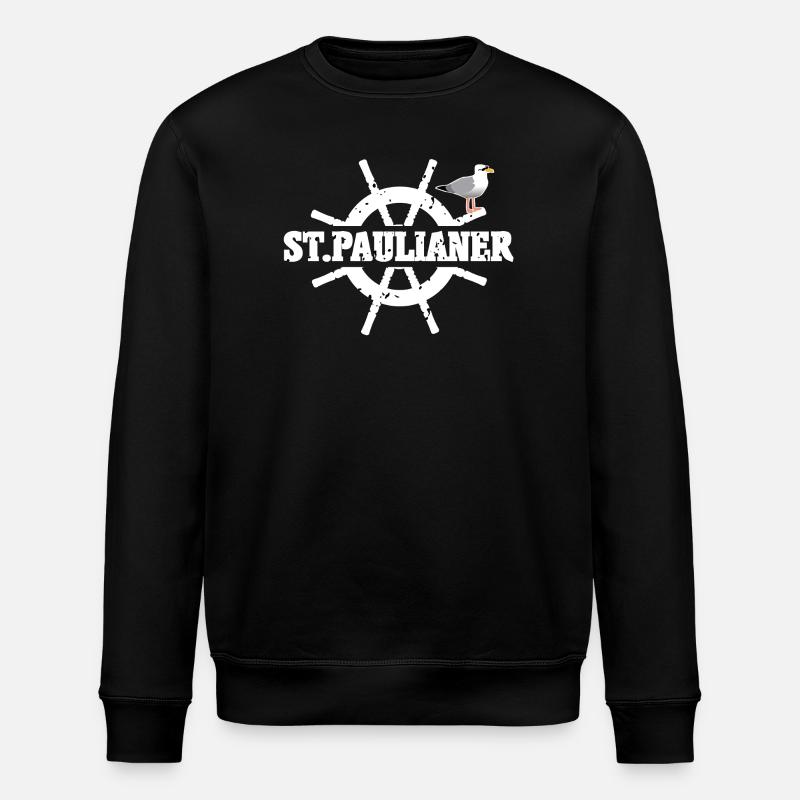 Saint-Pauliens - Sweat bio ROLLER Stanley/Stella Unisexe - noir
