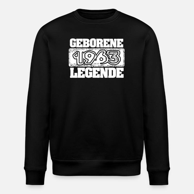 1963 - Sweat bio ROLLER Stanley/Stella Unisexe - noir