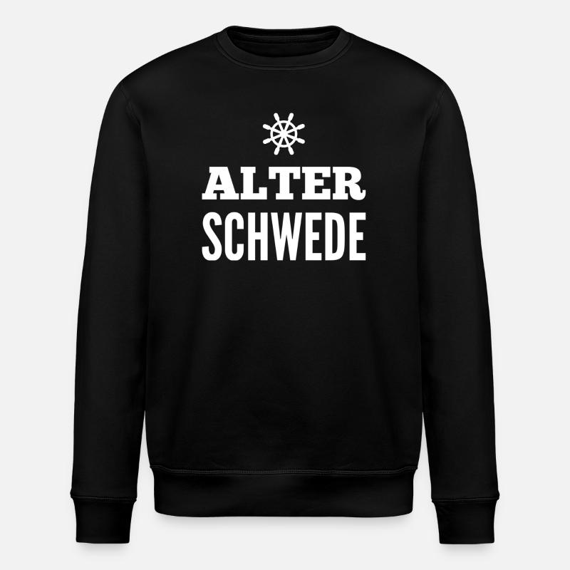 Alter Schwede Fun Design - Stanley/Stella Unisex Bio-Sweatshirt ROLLER - Schwarz