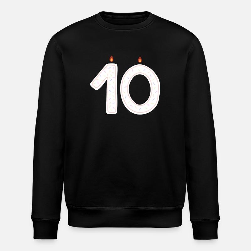 célébration 10e anniversaire Sprinkles Design - Sweat bio ROLLER Stanley/Stella Unisexe - noir