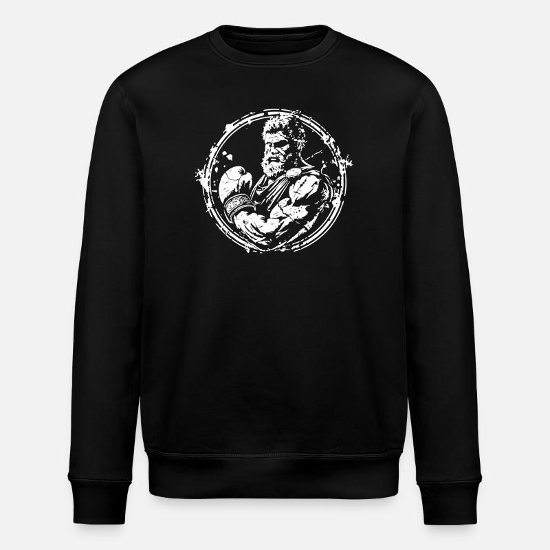 Combattant Boxer Boxe MMA - Sweat bio ROLLER Stanley/Stella Unisexe - noir