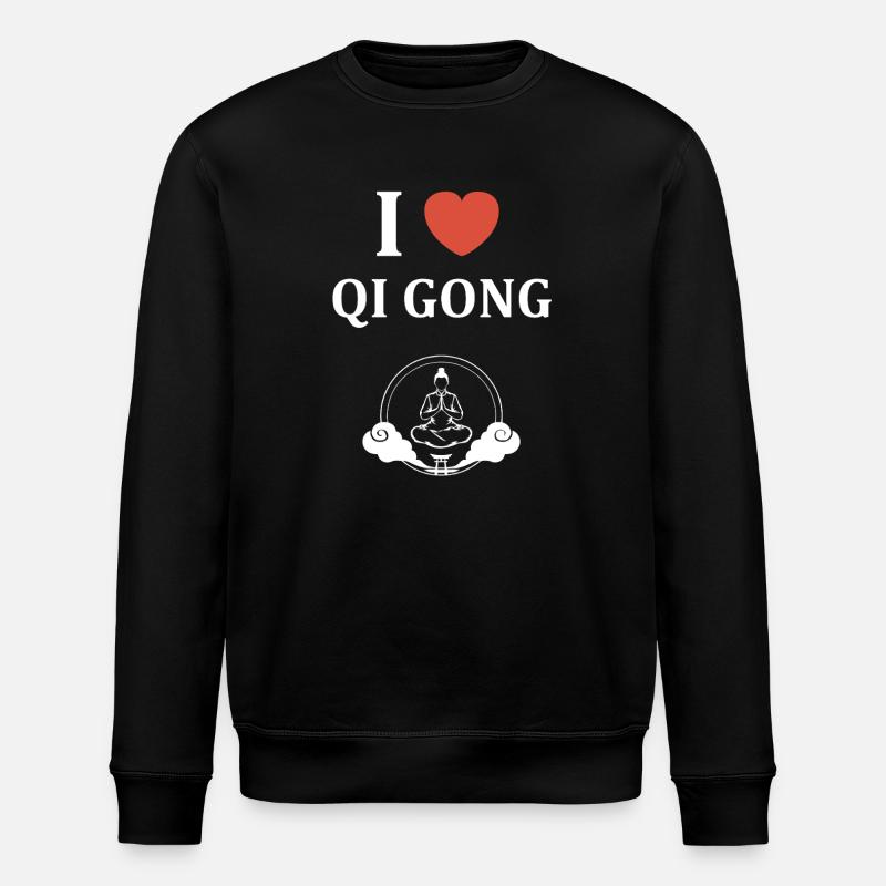 Design Qi Gong Équilibre et Sérénité - Sweat bio ROLLER Stanley/Stella Unisexe - noir