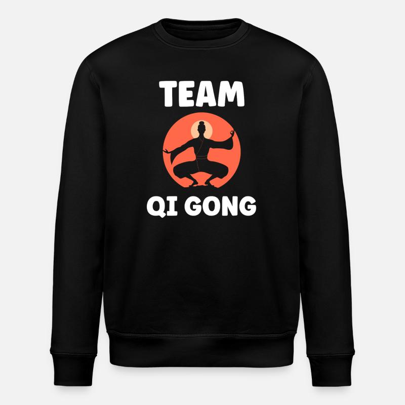 Groupe Yoga Qi Gong - Sweat bio ROLLER Stanley/Stella Unisexe - noir
